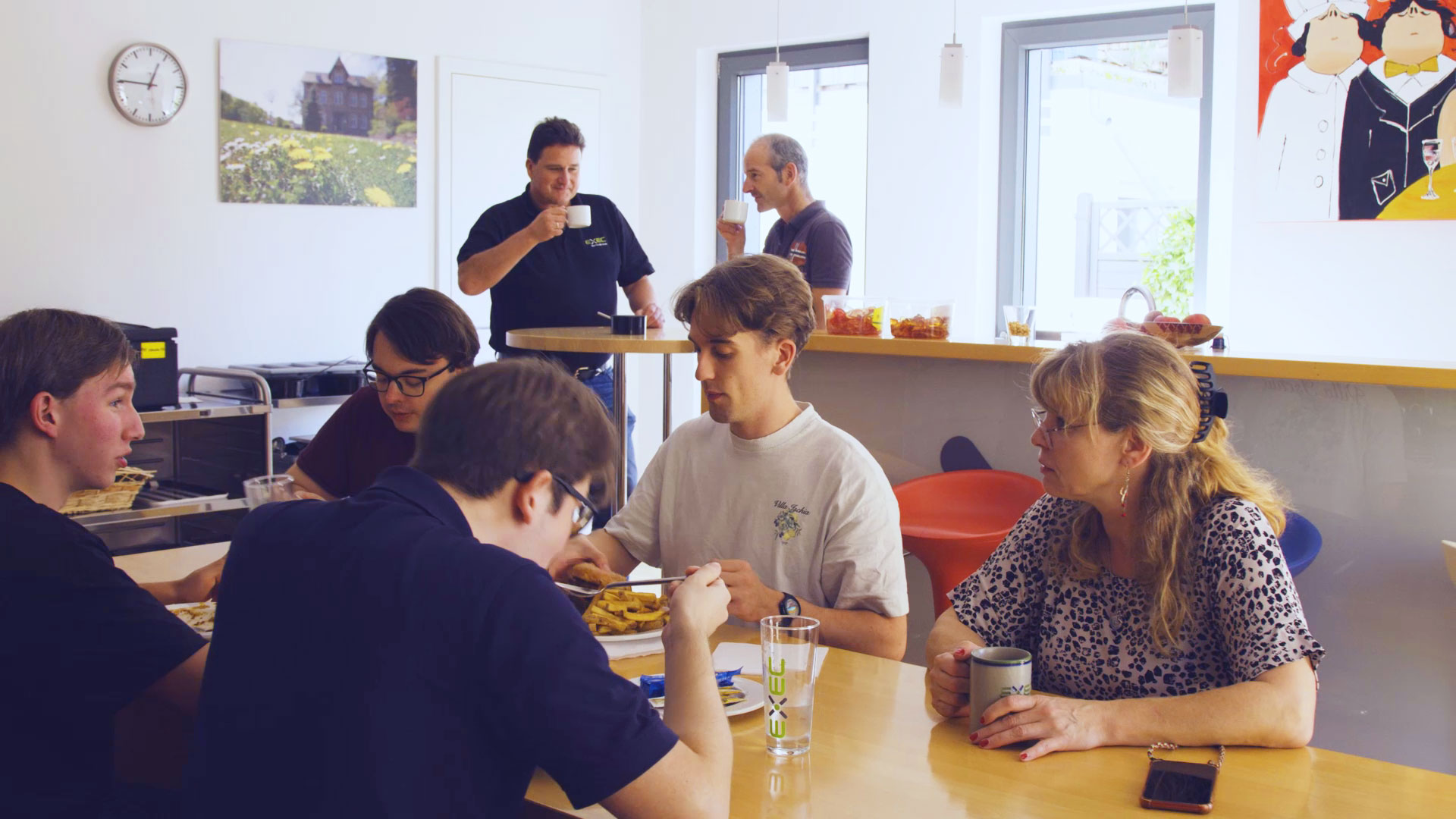 EXEC Kantine bietet beste Verpflegung